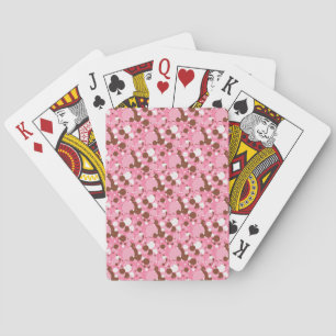 Neapolitan Dots 02 Rosa, dunkel PLAYING CARDS Spielkarten