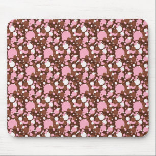 Neapolitan Dots 03 Braun M-COMPUTER MOUSEPAD