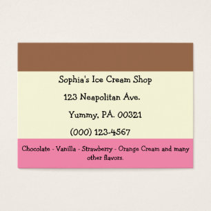 Neapolitan Ice Cream