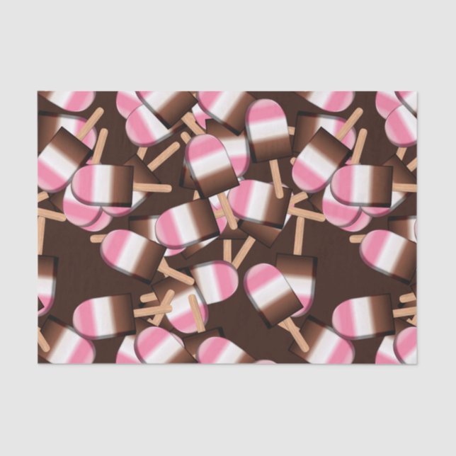 Neapolitan Ice Cream Bars 2-Tissue Seidenpapier (Vorderseite)
