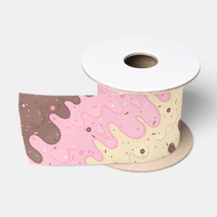 Neapolitan Ice Cream Satinband