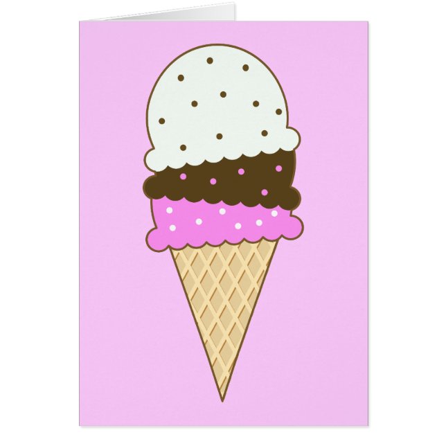 Neapolitan Ice Creme Cone (Vorne)