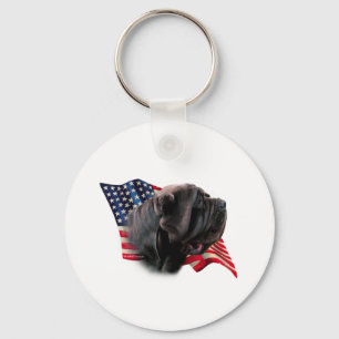 Neapolitan Mastiff Flag Schlüsselanhänger