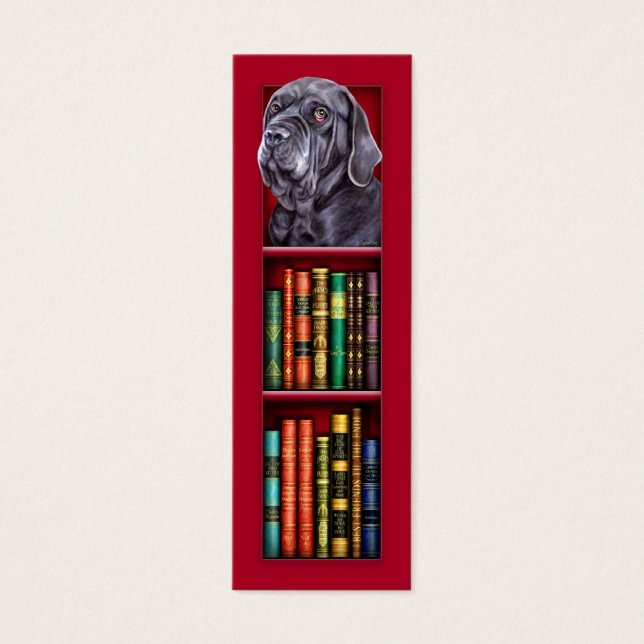 Neapolitan Mastiff Mulberry Lesezeichen (Vorderseite)