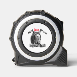 Neapolitan Mastiff muss Liebe Drool Maßband