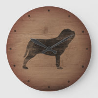 Neapolitan Mastiff Silhouette Rustikal