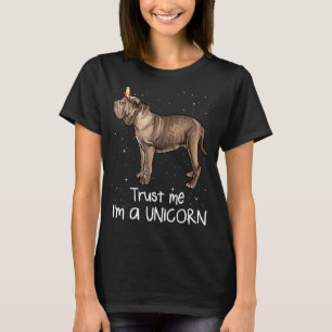 Neapolitan Mastiff Trust Me Im a Unicorone Dog T-Shirt