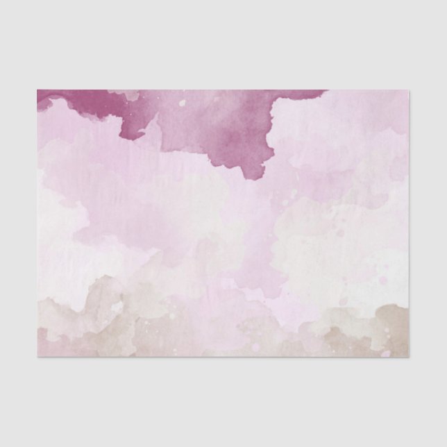 "Neapolitan Watercolor" Gewebepapier Seidenpapier (Vorderseite)