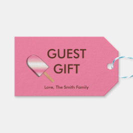 Neapolitanes Eiscreme Bars-Straw-Van-GIFT TAGS 10 Geschenkanhänger