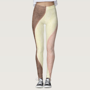 Neapolitanische Eiscreme Leggings