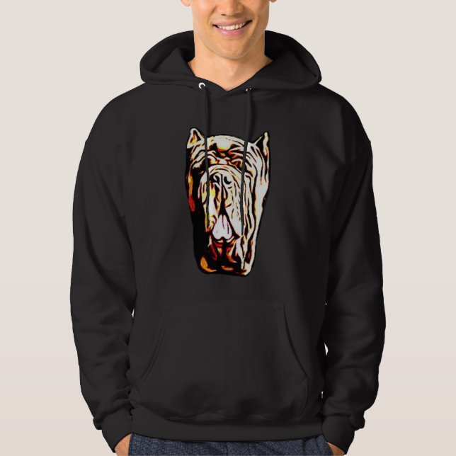 Neapolitanisches Mastiff-Sweatshirt Hoodie (Vorderseite)