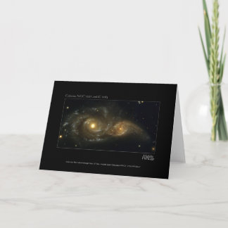 Nearly Colliding Galaxies Hubble Telescope Karte