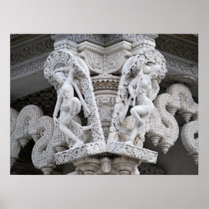 Neasden Tempel - Baps Shri Swaminarayan Mandir Poster