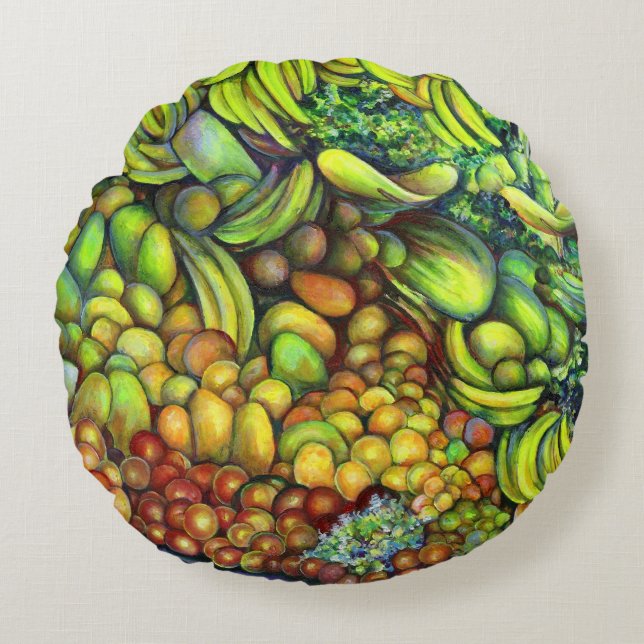 Neat, Sweet und in Side Pocket, Mexiko Rundes Kissen (Vorderseite)