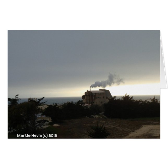 Nebel an der Küste und Rauch (Vorderseite (Horizontal))