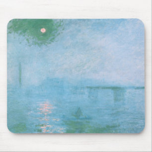 Nebel an der Themse (von Claude Monet) Mousepad