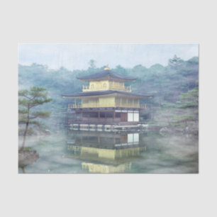 Nebel auf dem Goldenen Pavillon Seidenpapier