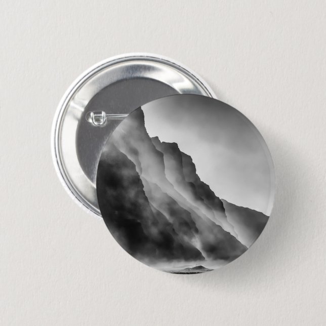 Nebel auf den Felsen Button (Vorne & Hinten)