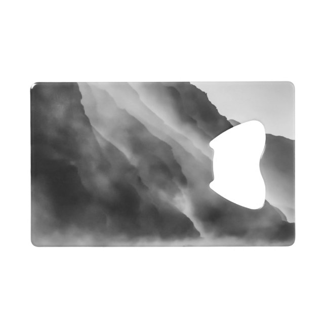 Nebel auf den Felsen Geldbeutel Flaschenöffner (Vorderseite (Horizontal))