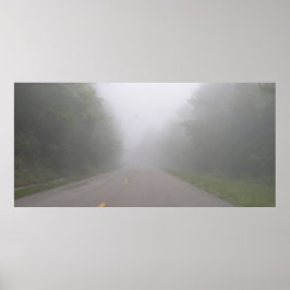 Nebel auf der Ausläuferstraße, Tennessee Poster