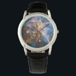 Nebel der Weltraumgalaxie. Universe Sterne. Hubble Armbanduhr<br><div class="desc">Raumnebel und Sterne sehen zu.</div>