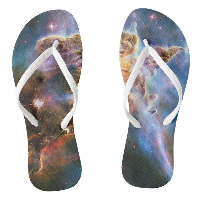 Nebel der Weltraumgalaxie. Universe Sterne. Hubble Flip Flops (Fußbett)