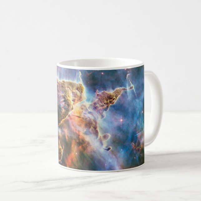 Nebel der Weltraumgalaxie. Universe Sterne. Hubble Kaffeetasse (VorderseiteRechts)