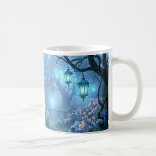 Nebel-Echos aus dem Garten des blauen Nebels Kaffeetasse