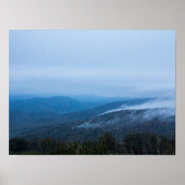 Nebel im Shenandoah-Nationalpark, Virginia Poster