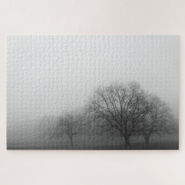 Nebel im Texas Hill Country Puzzle (Horizontal)