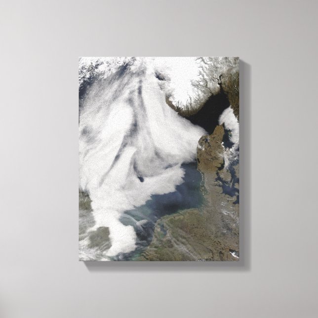 Nebel in der Nordsee 2 Leinwanddruck (Vorderseite)