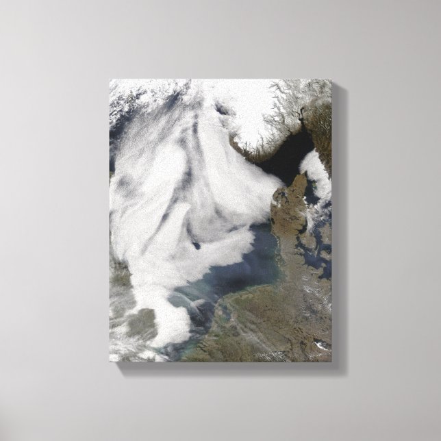 Nebel in der Nordsee 2 Leinwanddruck (Vorderseite)