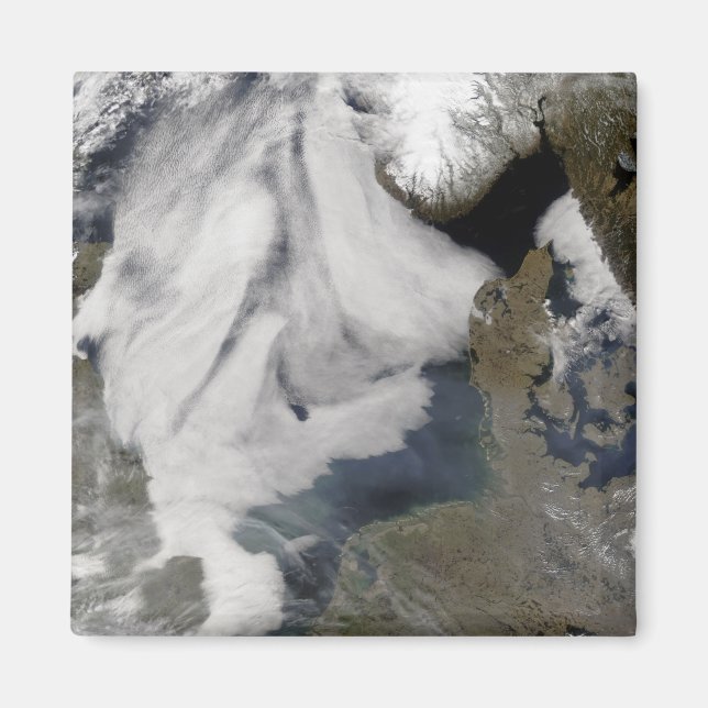 Nebel in der Nordsee 2 Magnet (Vorne)