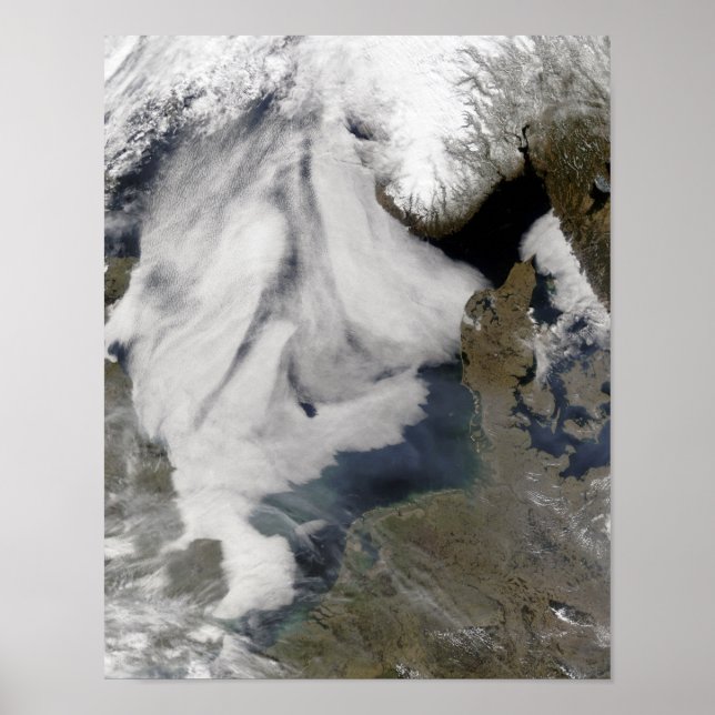 Nebel in der Nordsee 2 Poster (Vorne)