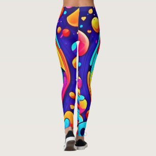 Nebel-Kosmisches Wirbelkunstwerk Leggings
