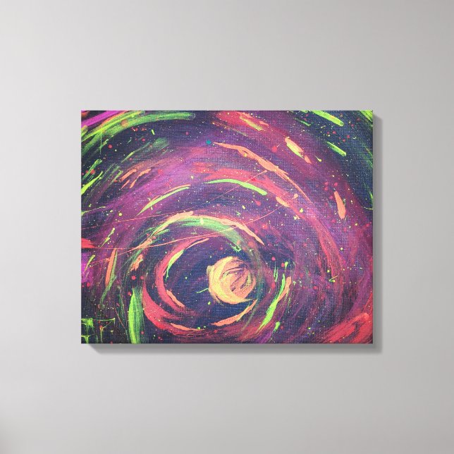 Nebel Leinwanddruck (Vorderseite)