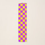 Nebel Lila Gelb Karton Vintag Schal<br><div class="desc">Vintage Nebel Lila und Gelb Karton</div>