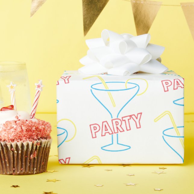 Nebel-Papiere zum Abziehen der Abbildung Geschenkpapier (Geburtstagsparty)