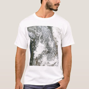 Nebel und Schnee im Pazifischen Nordwesten (wahre  T-Shirt