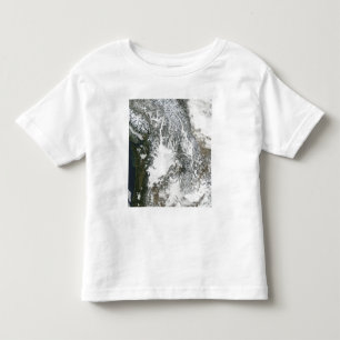 Nebel und Schnee im pazifischen Nordwesten (wahres Kleinkind T-shirt