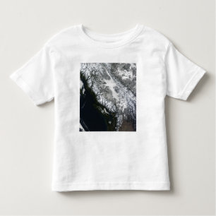 Nebel und Schnee in British Columbia Kleinkind T-shirt
