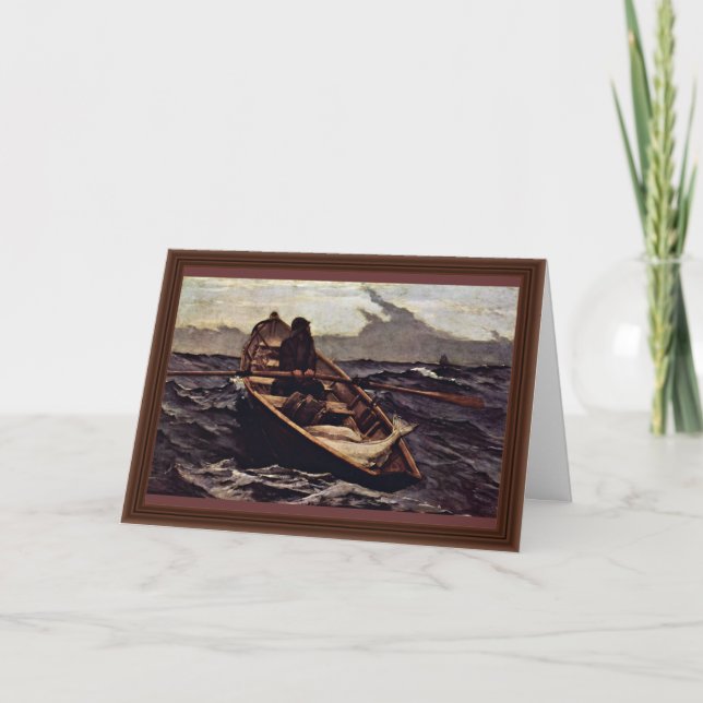 Nebel-Warnung (die Nebel-Warnung) durch Homer Karte (Vorderseite)