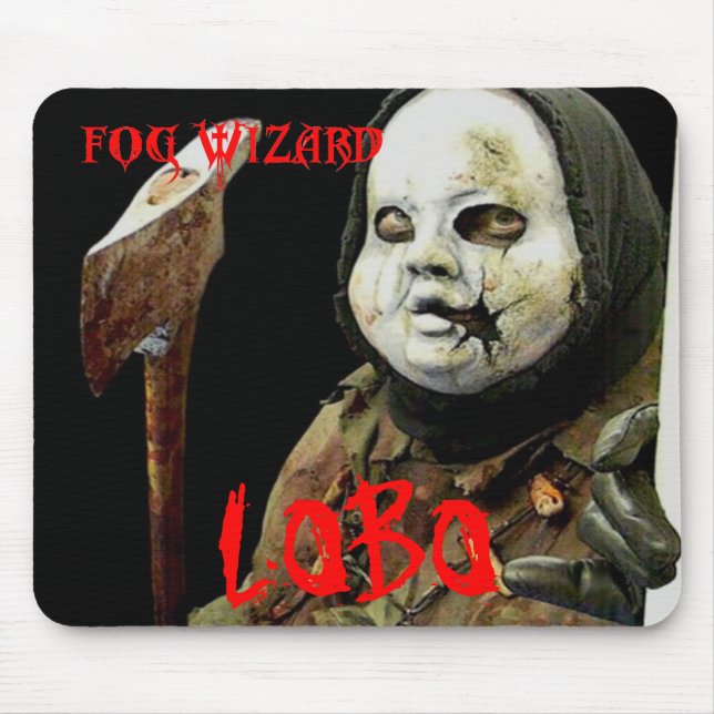 Nebel-Zauberer - LOBO-Mausunterlage Mousepad (Vorne)