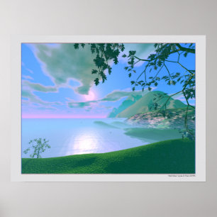 Nebelanstieg Poster