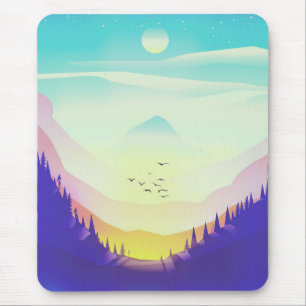 Nebelberge Mousepad