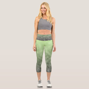 Nebelblatt Licht Capri Leggings