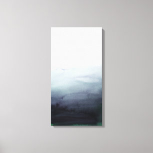 Nebelhafter Morgen-abstrakte Landschaft Leinwanddruck
