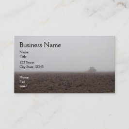 Nebelige Traktor-Visitenkarte Visitenkarte