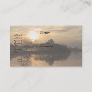 Nebelige Visitenkarte des Tag9