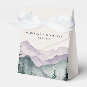 Nebeliger Hochzeitswald Geschenkschachtel